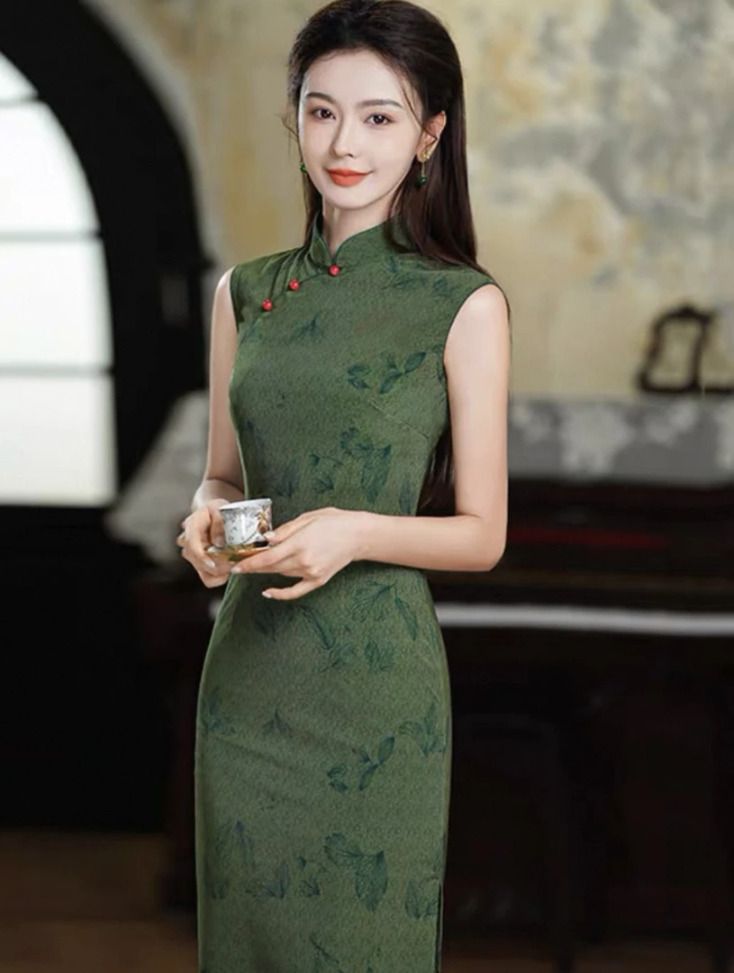 【疏影2】玉簪记旗袍夏季新款显瘦气质高级改良年轻旗袍连衣裙