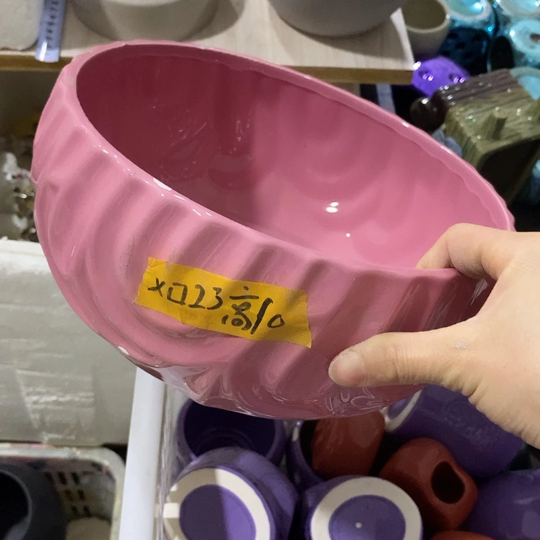 杯子陶陶盆有孔 瑕疵介意勿拍