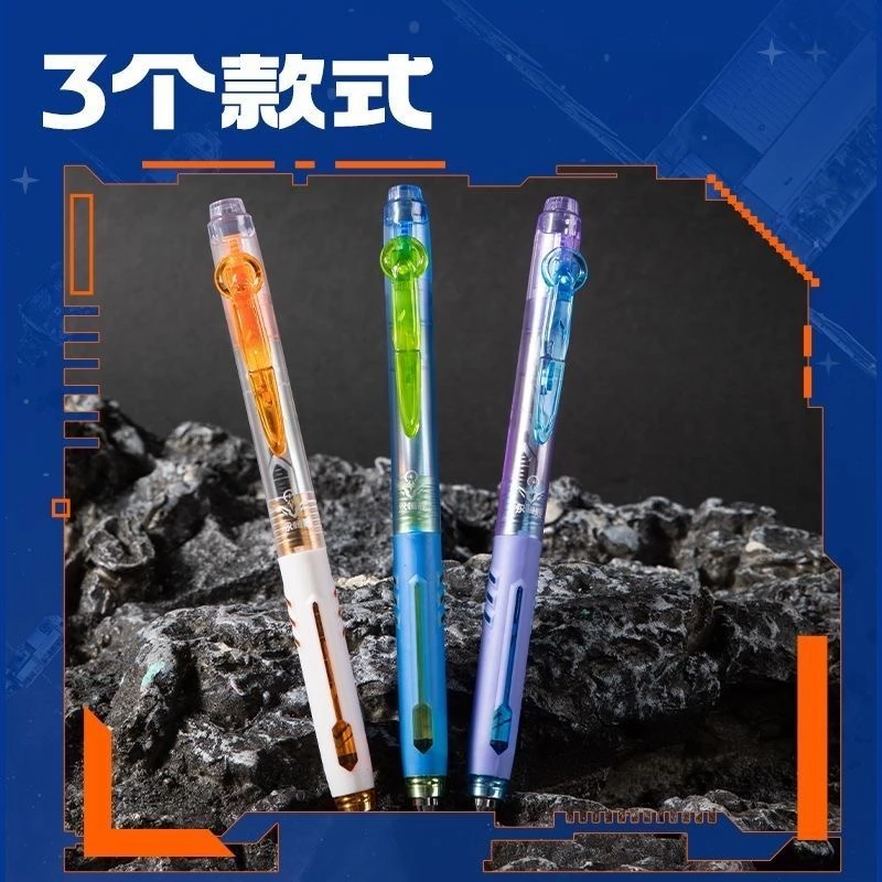 DL永恒舰速干静音ST头按动中性笔舰队六边形双球珠0.5mm静音