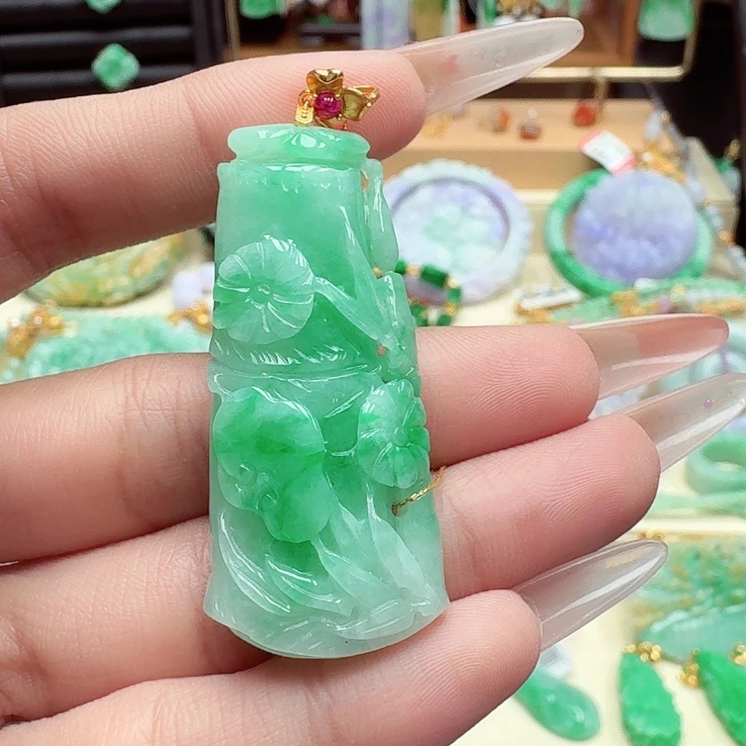 颈饰未镶嵌翡翠翡翠吊坠