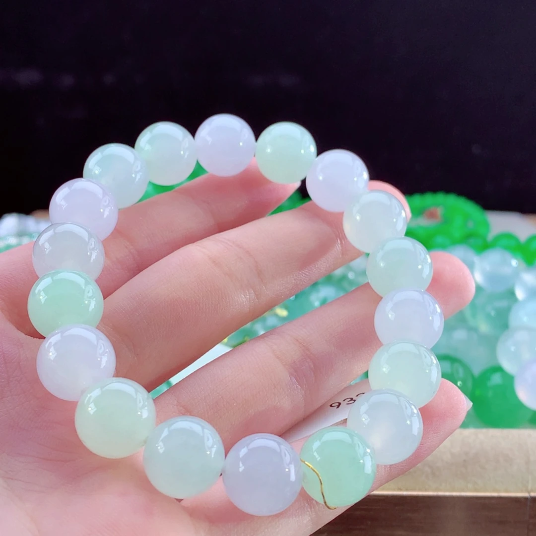 翡翠未镶嵌手链天然翡翠缅甸A货