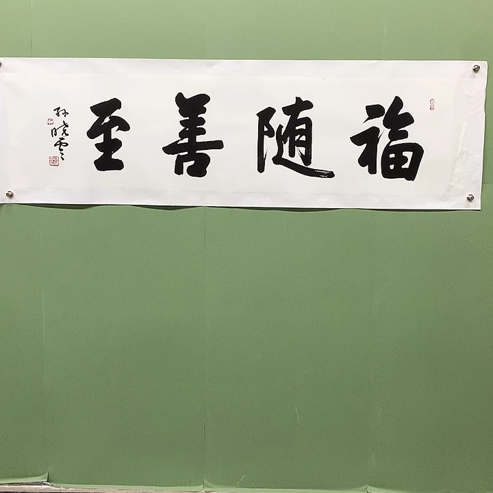 横款精品书法作品