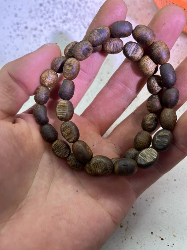 奇楠沉香随型珠单圈   多样性发一