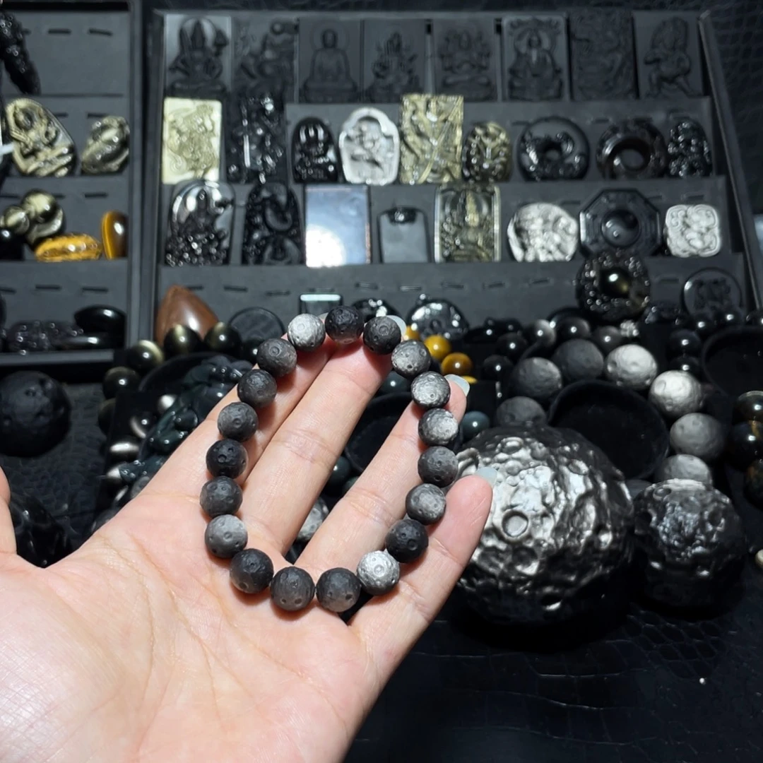 好***连黑曜岩未镶嵌珠宝奇石