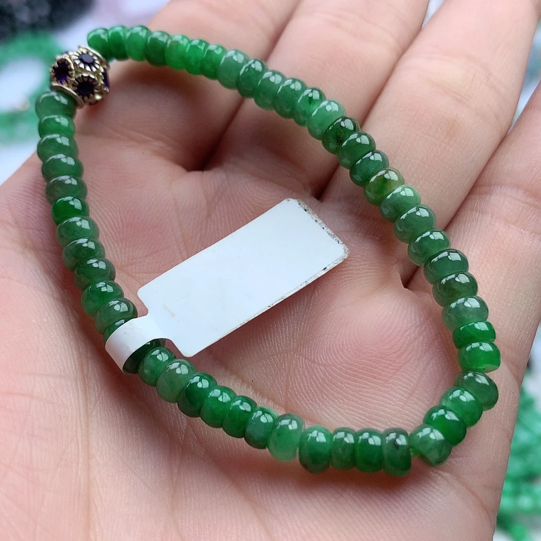 未镶嵌手链翡翠手串