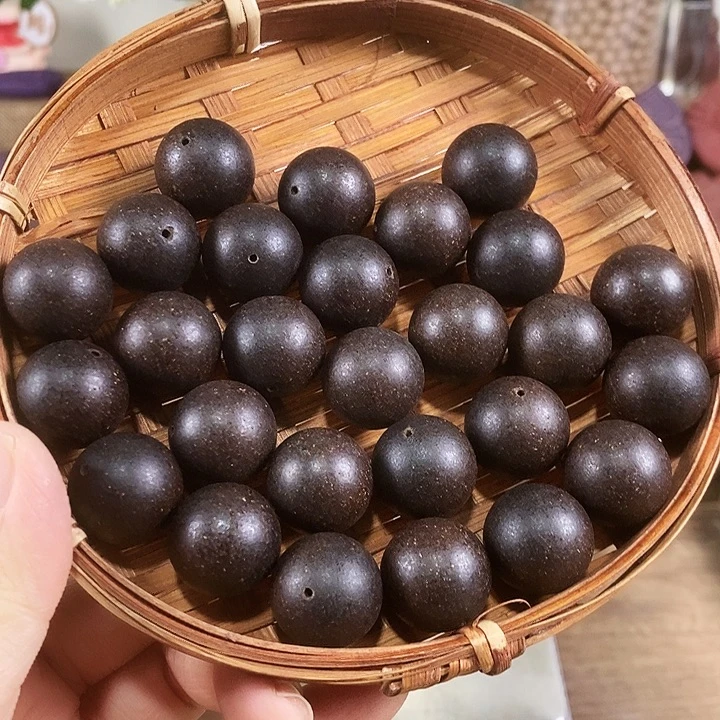 帝王级大龙涎1.8天然中药材合香珠到手28颗打底微瑕