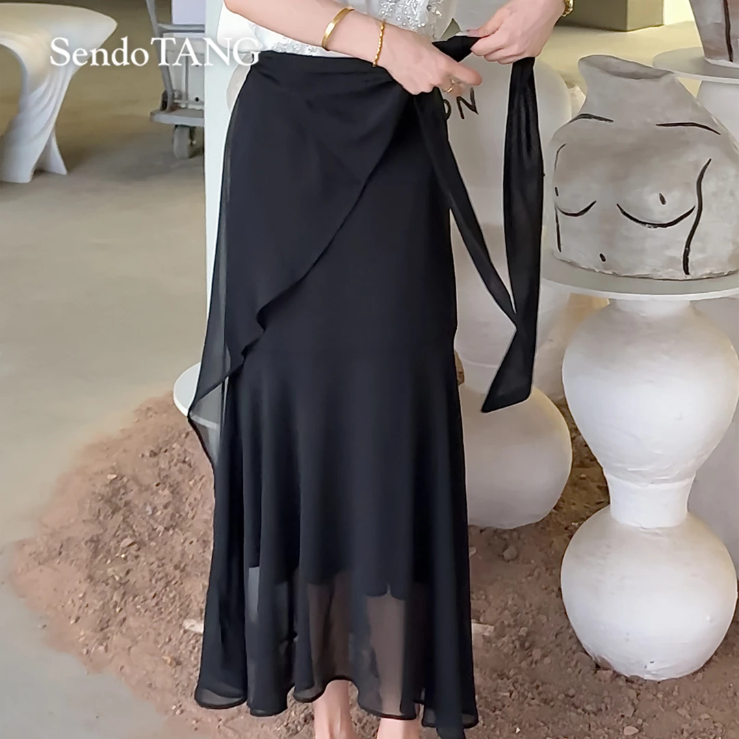 神裙来啦【一页情歌】胖多女装夏季新款时尚休闲高级感高腰半身裙