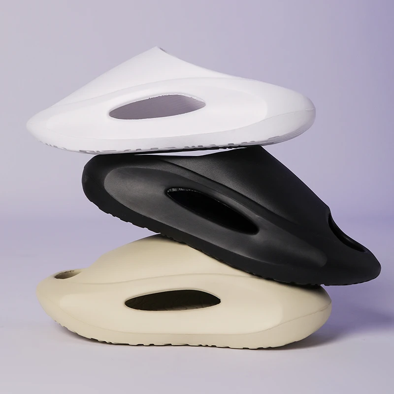 （01-075）潮流网红款EVA厚底防滑居家男女款洞洞浴室拖鞋