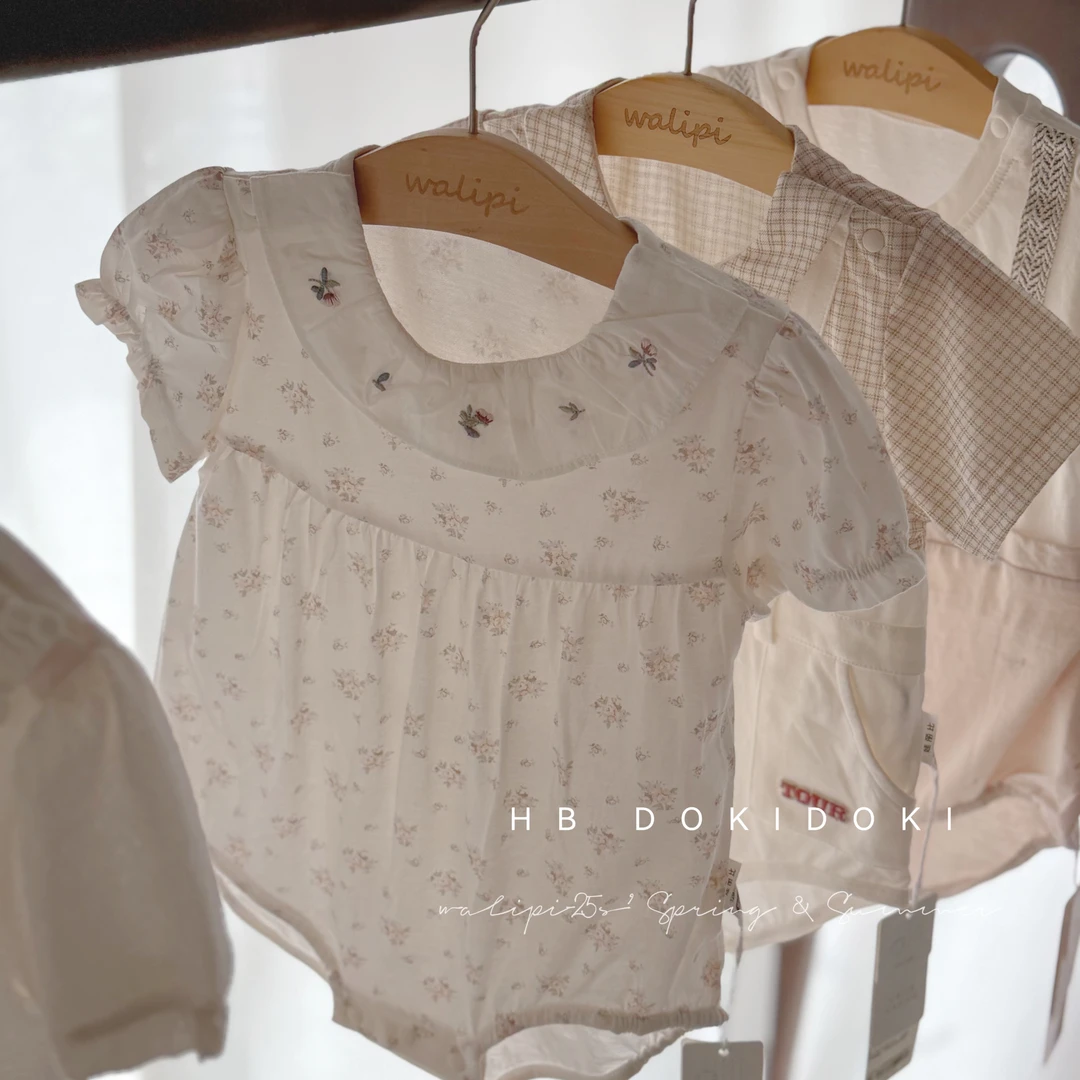 欢宝-娃丽比-2025春夏-外出短袖三角哈衣合集