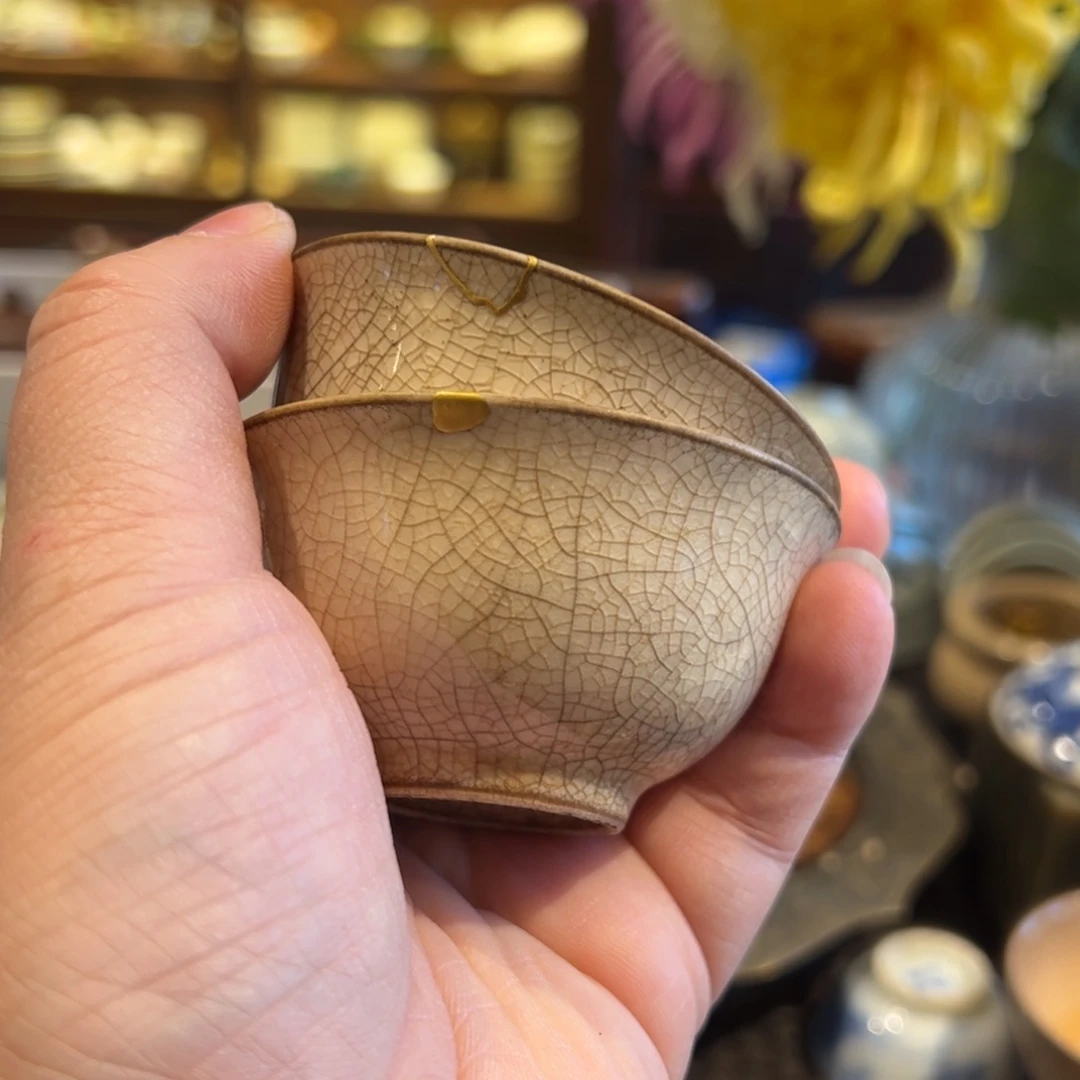 犟****金缮修复杯子两个