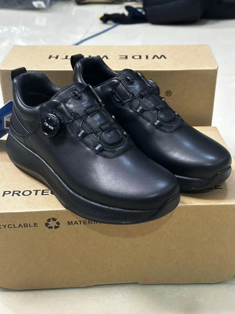 外贸头层牛皮休闲鞋百搭高端户外防滑耐磨徒步鞋皮鞋  2