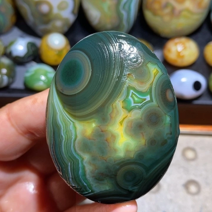 未镶嵌玛瑙/玉髓珠宝半成品22