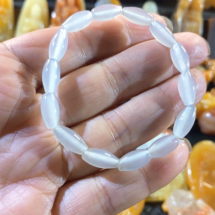 石英质玉（黄龙玉）未镶嵌手链