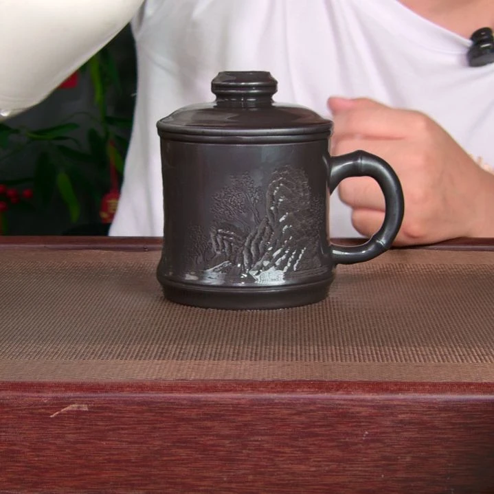 茶杯紫砂高货放漏