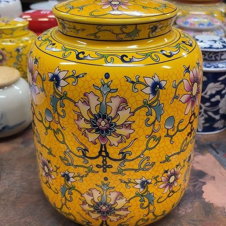 陶瓷罐密封罐茶叶罐储物罐