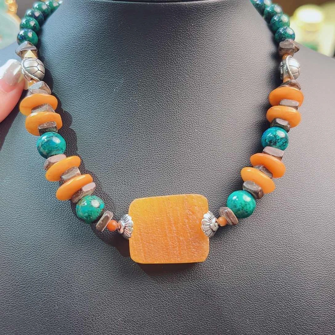 925银珐琅锦象原创设计款项链