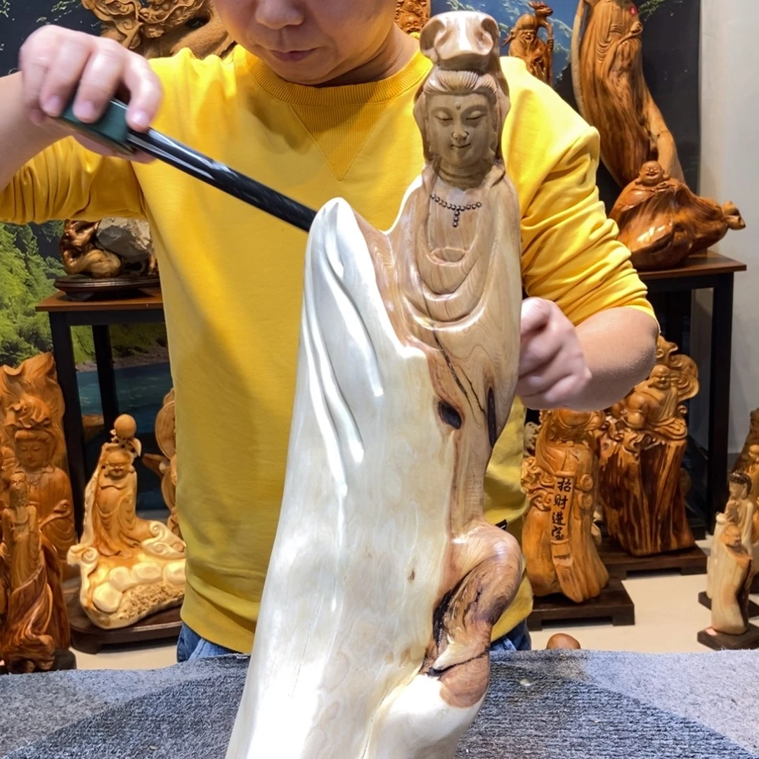 柏木（崖柏）太行崖柏根雕摆件