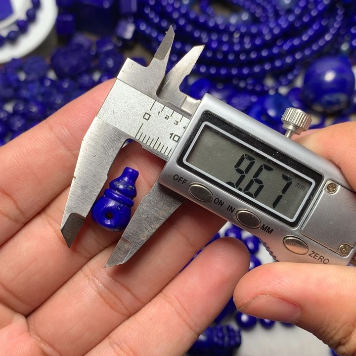 青金石未镶嵌16*9mm三通