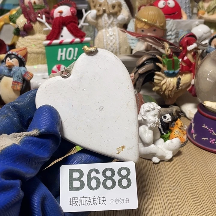 七***侠摆件孤品老货微瑕瓷