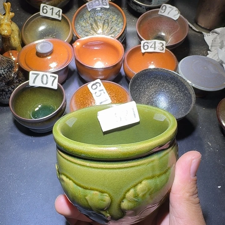 茶盏建盏建盏瑕疵