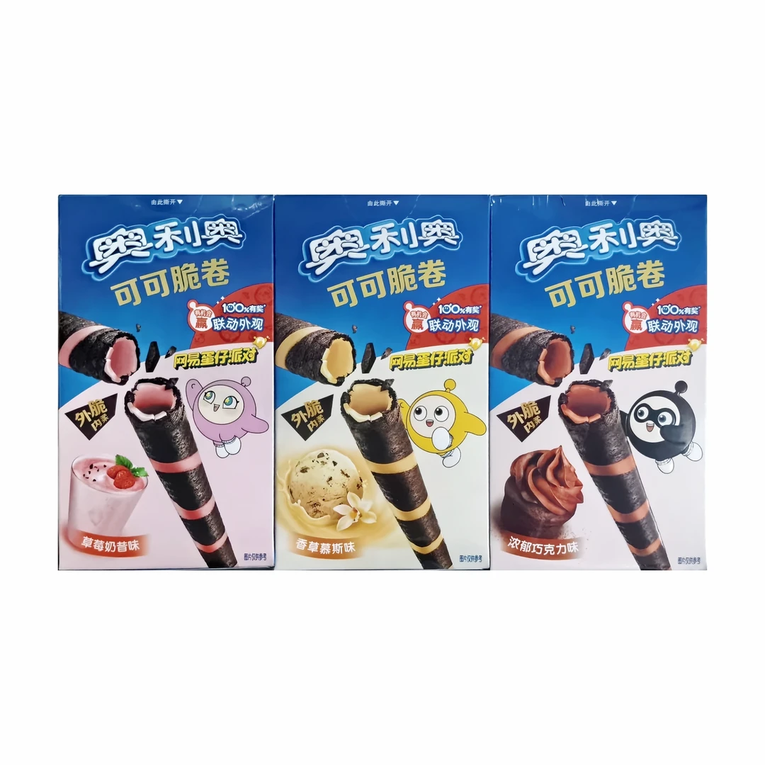奥利奥可可脆卷三联包 50g*3盒 口味随机