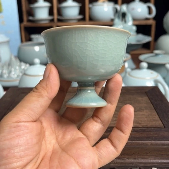 汝州原矿原釉杯杯