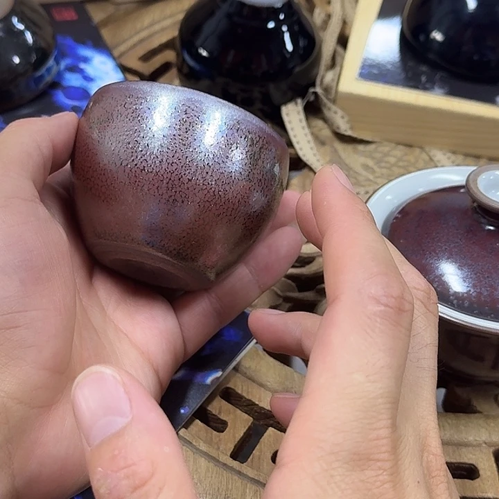 J***築茶盏国际张虹彩油滴001福利茶盏