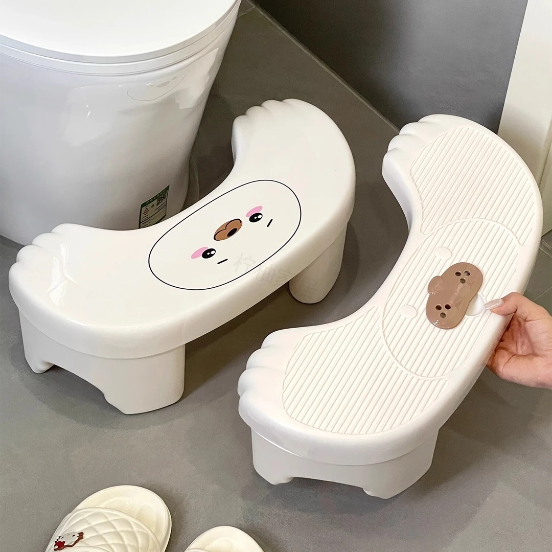 家用马桶凳塑料加厚简约卫生间马桶脚踩凳子厕所儿童结实蹲便神器