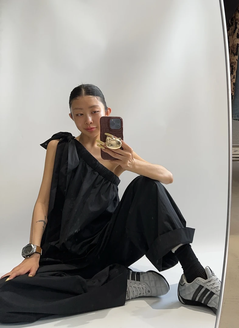 VIVISPLENDID20535#（定制款NO退NO换）显瘦蝴蝶结可调节套装