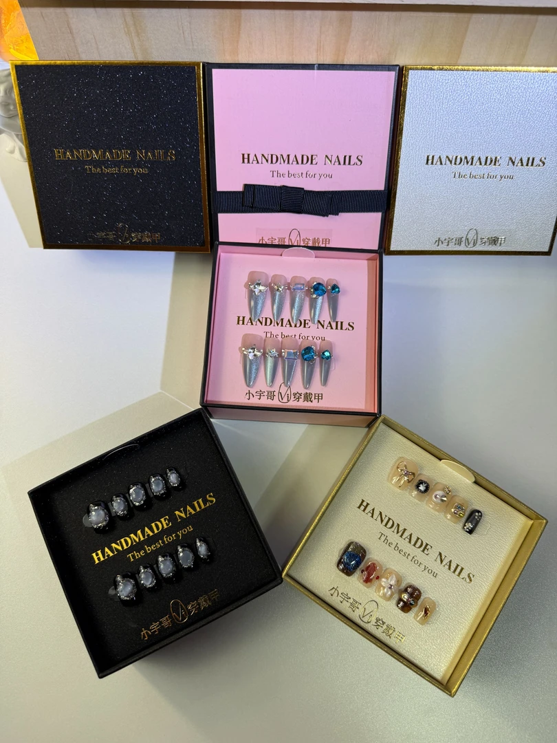【小宇哥】新短方纯手工穿戴甲