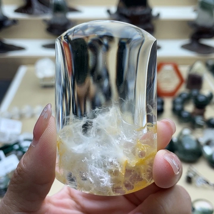 未镶嵌吊坠(不含链)水晶?*雨兔毛吊坠定制