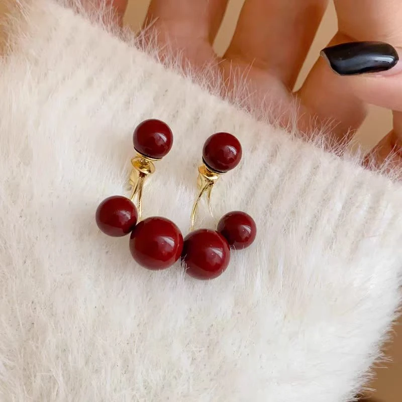 铜合金耳饰 气质轻奢百搭简约优雅精致网红设计师耳环F3136