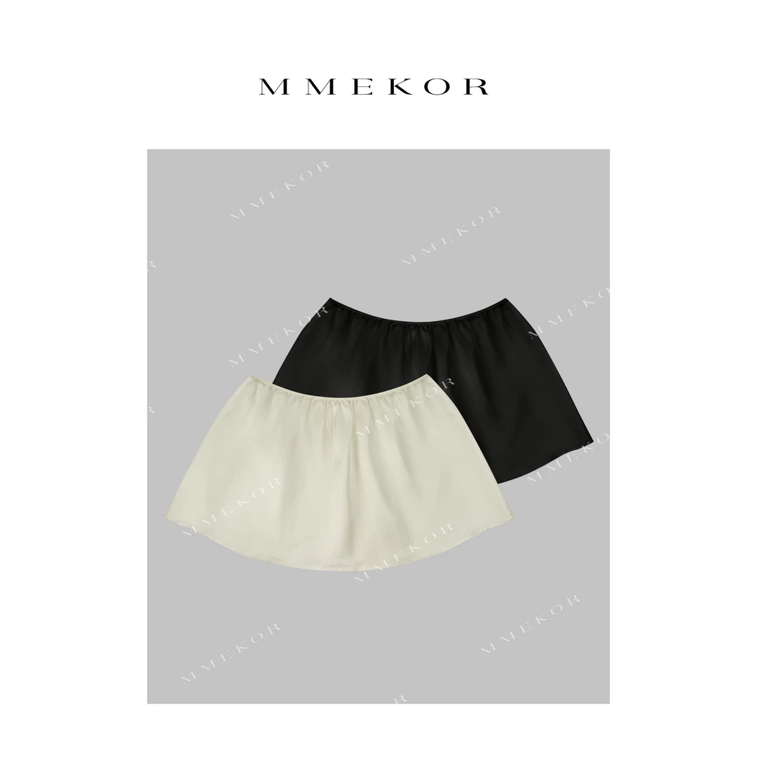 MMEKOR“人手屁帘” 2025新款秋款高智淡人风打底衬裙 25962