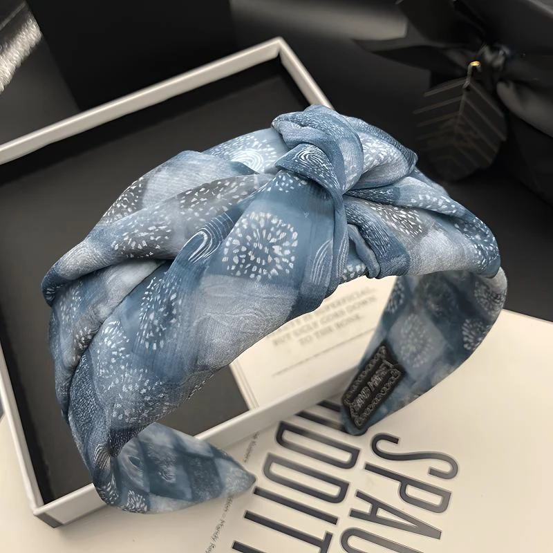 新款高档洋气甜美优雅发箍发饰打结头箍头饰女百搭网红休闲风外出