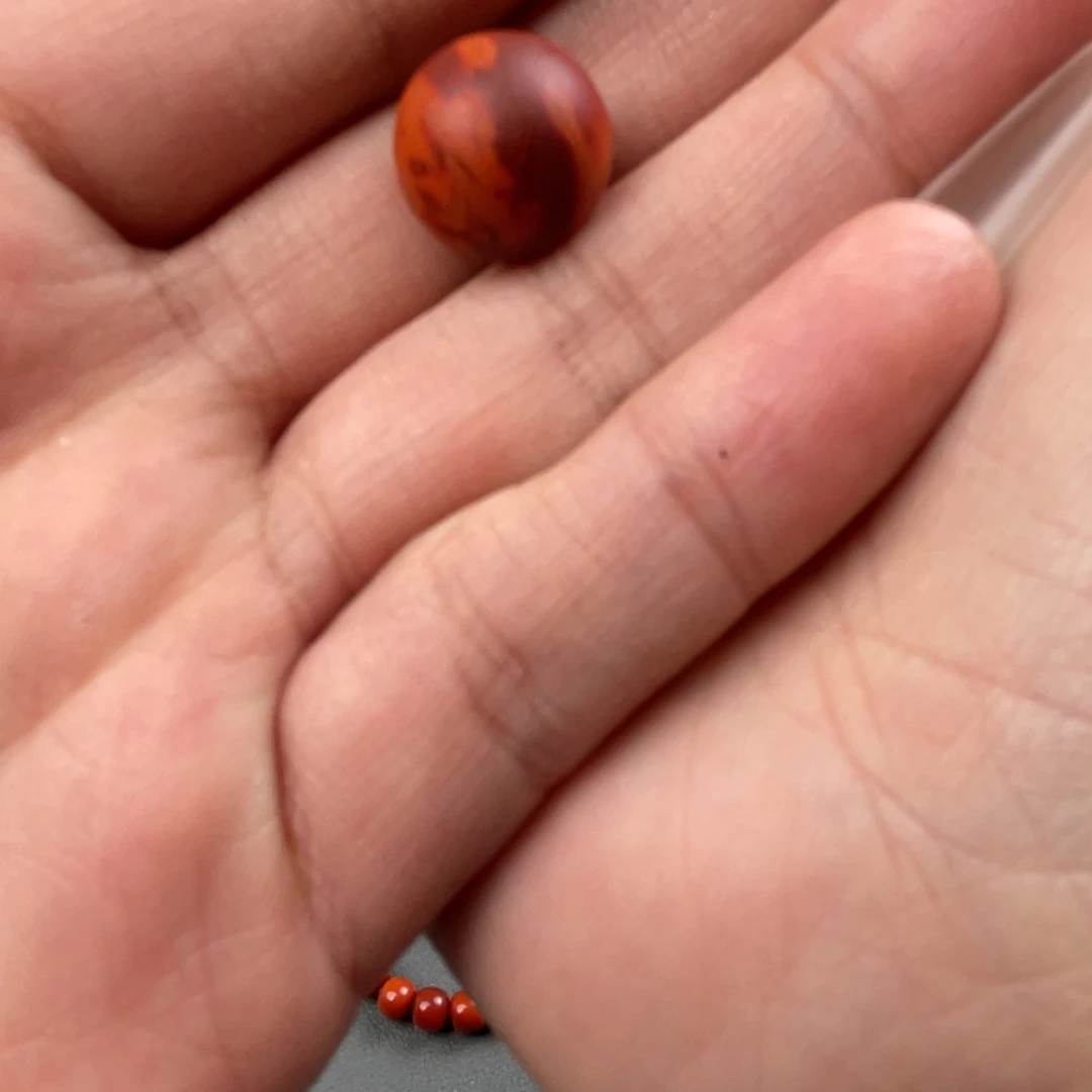 南红玛瑙珠子合金柏*