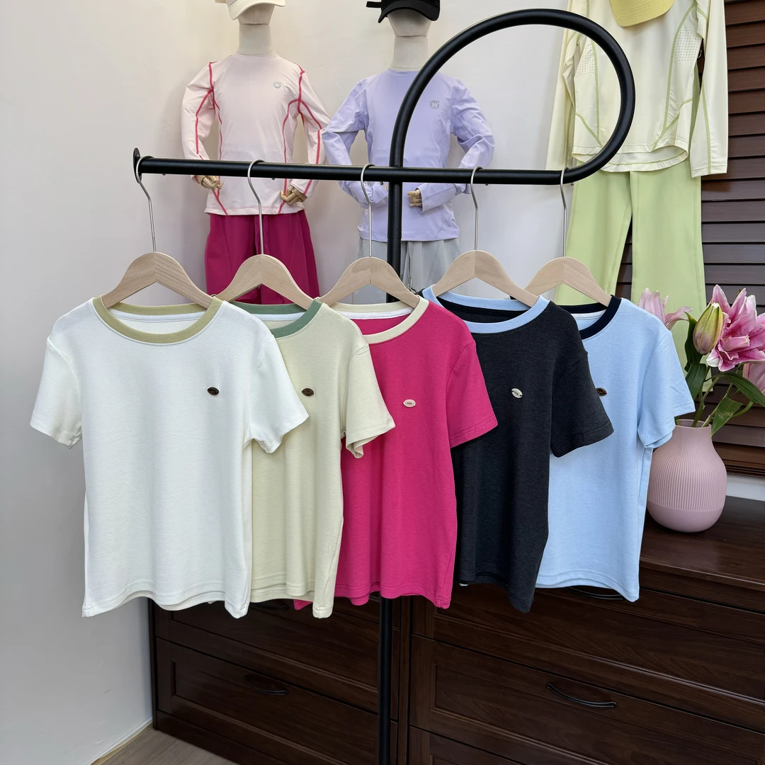 2025夏季儿童圆领T恤洋气时髦百搭