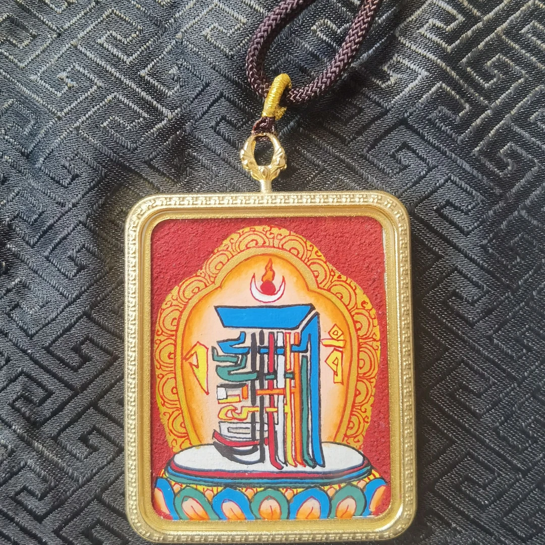 合金吊坠 壹加思默-十相方牌合金卡卡吊坠多样性发一