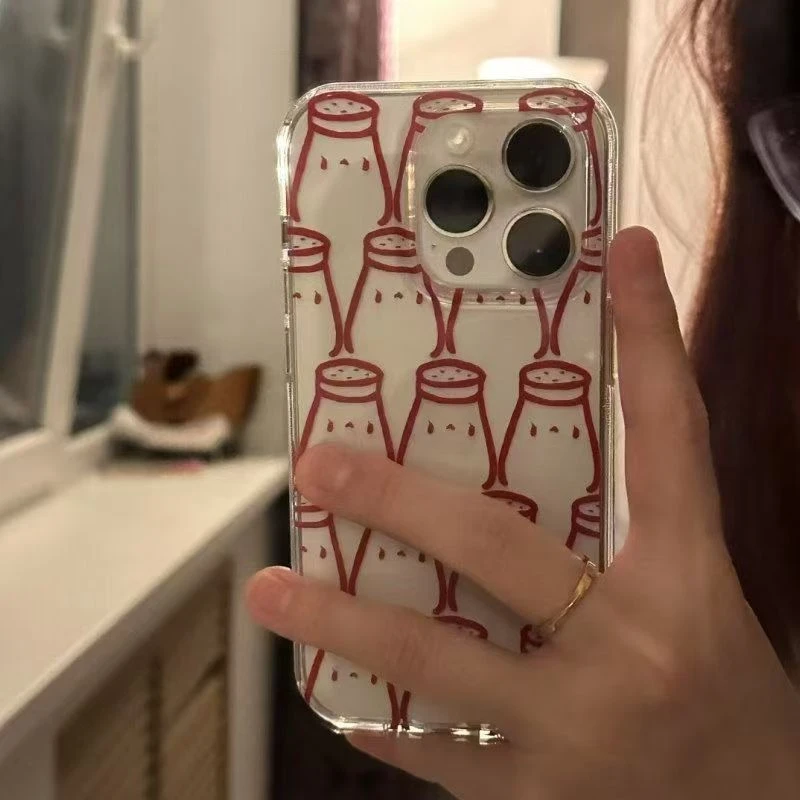 盐瓶子适用于苹果16promax高级手机壳iPhone15/14/13/12ins软壳XR