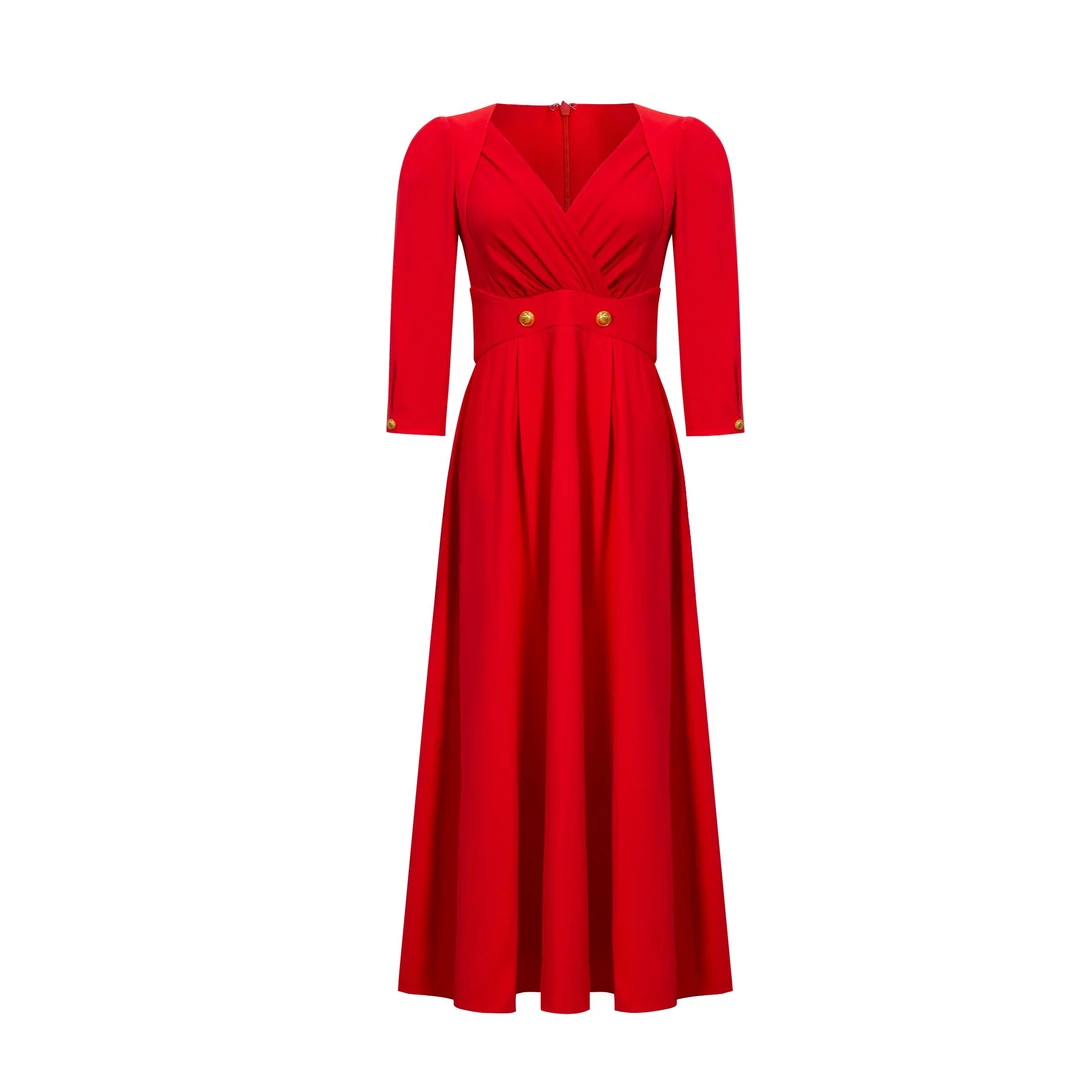 设计师时尚轻奢连衣裙WQ8538H