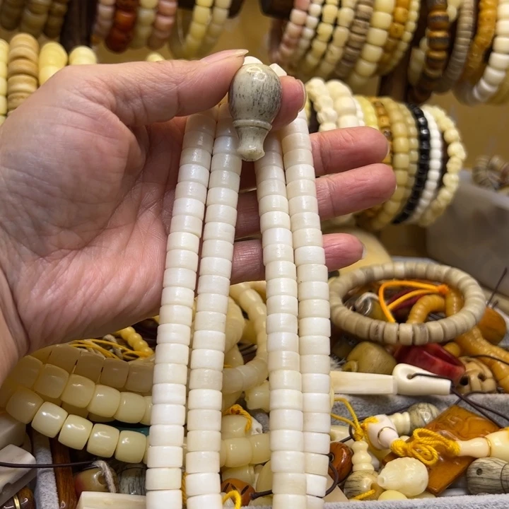 2***3手串/手链驼骨直径10灰嘎