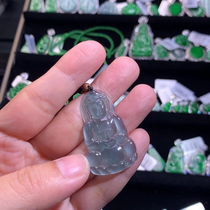 【闪购商品】颈饰银S925镶嵌翡翠