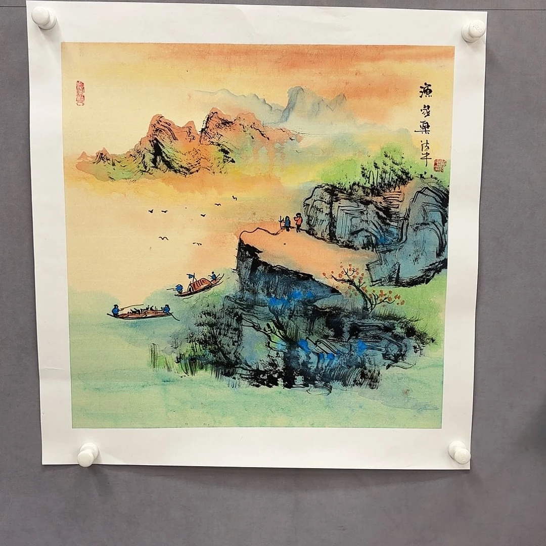 国画亲笔手绘原创