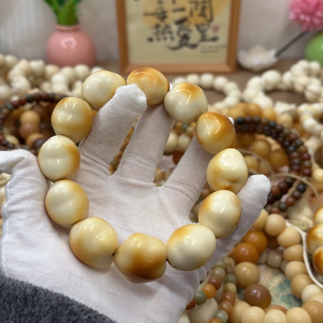 菩提根/象牙果吊坠牙果大瑕疵机抛092