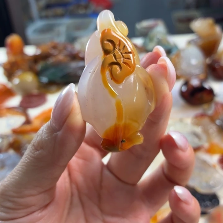 玛瑙/玉髓吊坠(不含链)未镶嵌