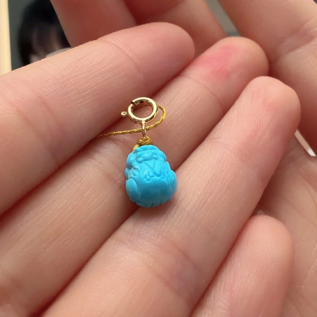 绿松石未镶嵌颈饰