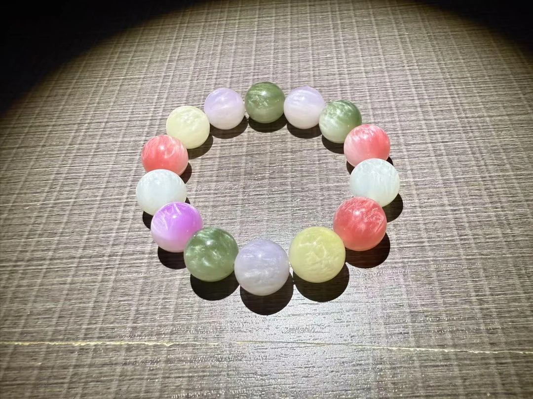 098七彩瑰宝16mm精品手串xk098（无礼盒）