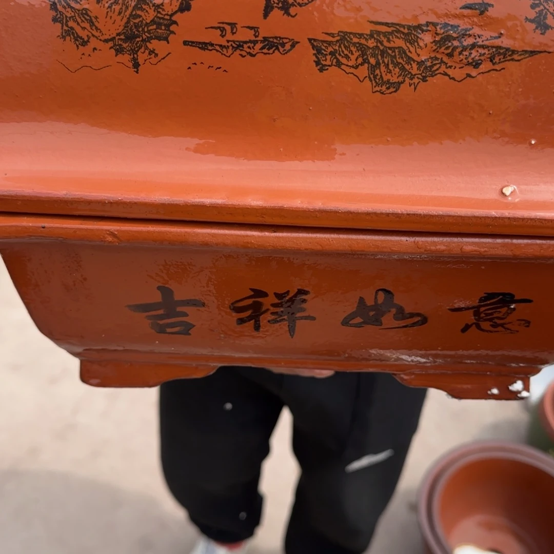 紫砂花盆口径26.18.10口径