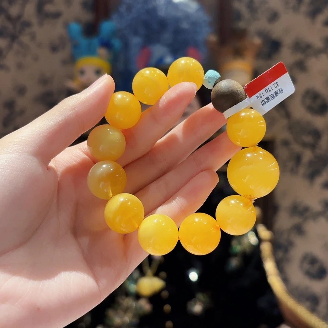 蜜蜡未镶嵌手链手串