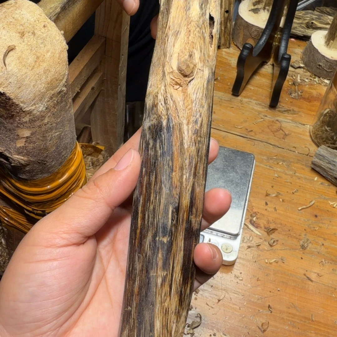 棋楠沉香白奇块料48克