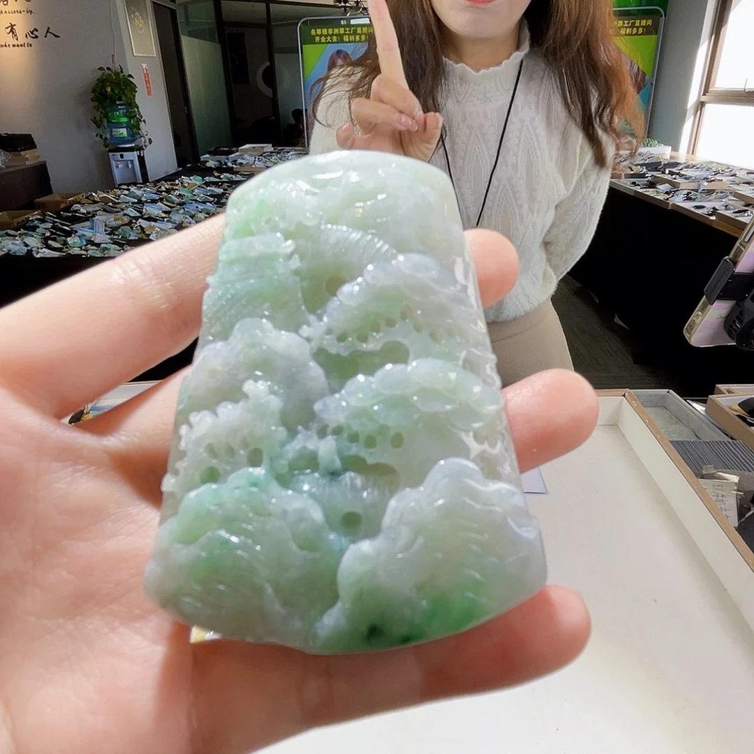 颈饰未镶嵌翡翠翡翠